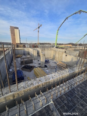 Ход строительства 9 апреля 2026