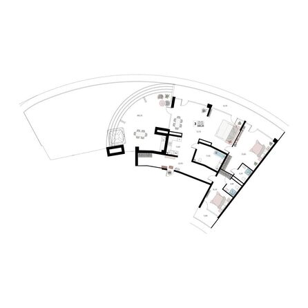 Планировка 3-комн 380,2 м²