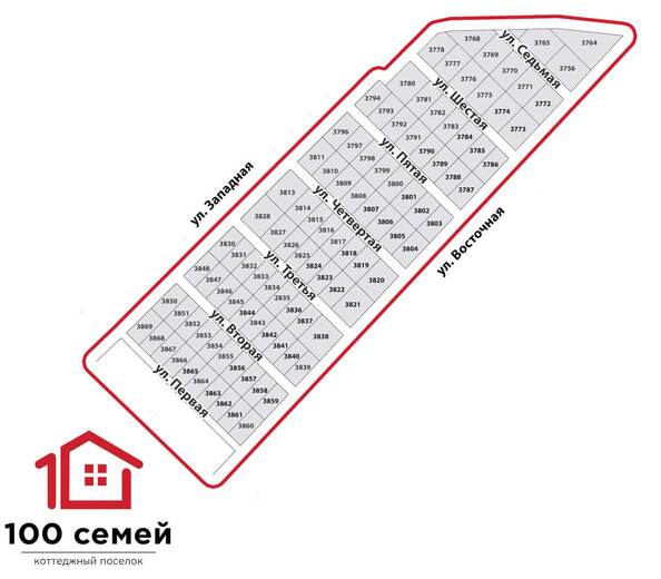 Карта КП «100 семей»