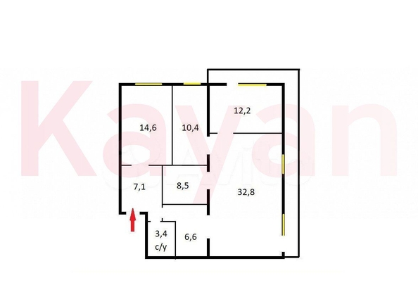 
   Продам 5-комнатную, 98 м², Железнодорожная ул

. Фото 2.