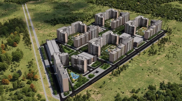 
  Продается 2-комн. квартира 56.04 м², в ЖК Горные высоты, литер 5.1. Фото 2.