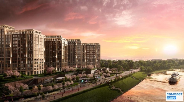 
  Продается 2-комн. квартира 52.6 м², в ЖК Green Apple (Грин эпл), блок 1. Фото 1.