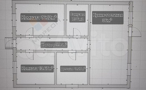 
   Продам дом, 95 м², Энем

. Фото 1.