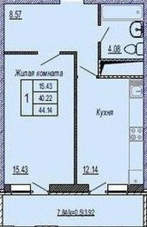 
   Продам 1-комнатную, 45 м², Старокубанская ул, 137к1

. Фото 14.