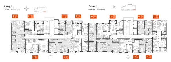 
   Продам 3-комнатную, 91.3 м², Колхозная ул, 5/2 к4

. Фото 1.