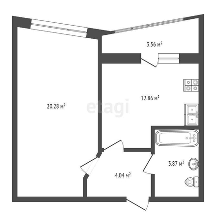 
   Продам 1-комнатную, 41.4 м², Восточно-Кругликовская ул, 42/3/1

. Фото 25.