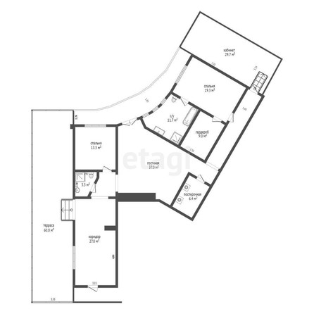 
   Продам 3-комнатную, 150.4 м², Кубанская Набережная ул, 31  1

. Фото 19.