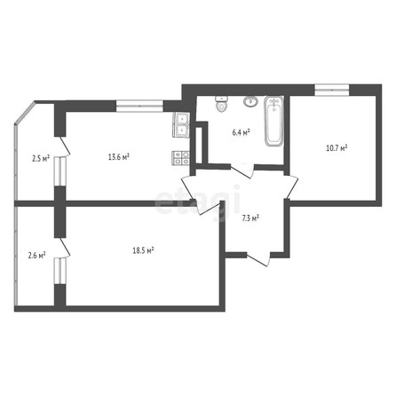 
   Продам 2-комнатную, 62 м², Мачуги В.Н. ул, 166А к1

. Фото 18.