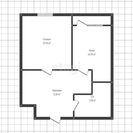 
   Продам 1-комнатную, 39.2 м², Ольденбуржская ул, 1

. Фото 6.