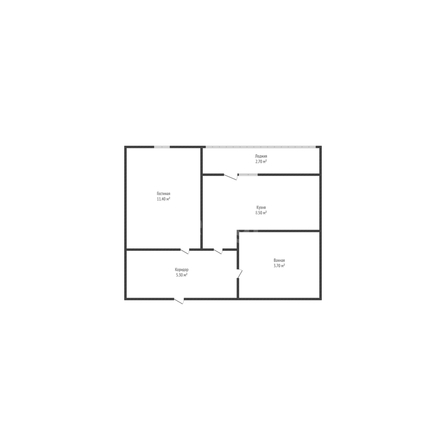 
   Продам 1-комнатную, 28.9 м², Старокубанская ул, 2/23  2

. Фото 1.