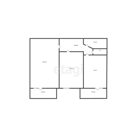 
   Продам 2-комнатную, 64.413 м², Московская ул, 131/1

. Фото 8.