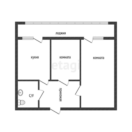 
   Продам 2-комнатную, 45.5 м², Домбайская ул, 55/6

. Фото 17.