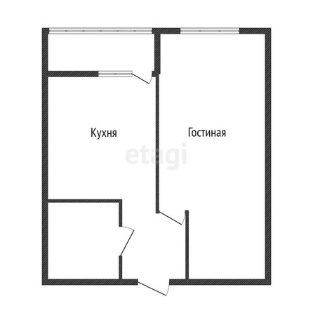 
   Продам 1-комнатную, 34.6 м², Заполярная ул, 39/2

. Фото 19.