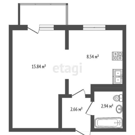 
   Продам 1-комнатную, 18202 м², Лиссабонская ул, 80

. Фото 1.