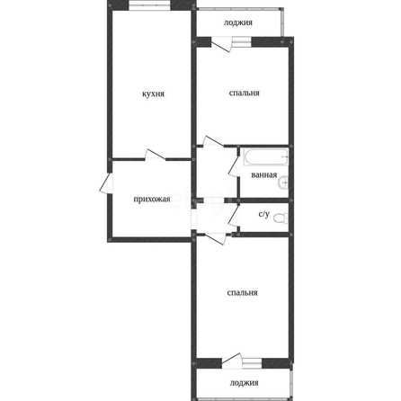 
   Продам 2-комнатную, 63 м², Домбайская ул, 55/6

. Фото 1.