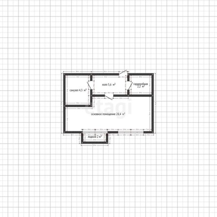 
   Продам 1-комнатную, 41.3 м², Лиссабонская ул, 109/23

. Фото 11.