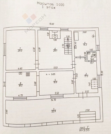 
   Сдам помещение свободного назначения, 620 м², Тургенева ул, 90

. Фото 13.