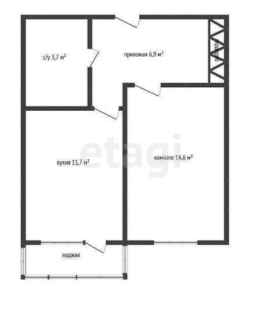 
   Продам 1-комнатную, 36.9 м², Героя Георгия Бочарникова ул, 4 к2

. Фото 16.