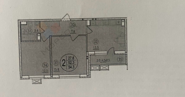 
   Продам 2-комнатную, 54 м², 2-я Российская ул, 162

. Фото 13.