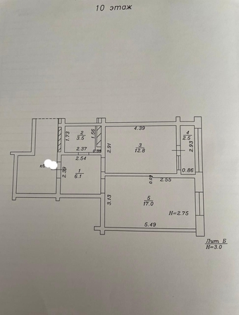 
   Продам 1-комнатную, 43 м², Толстого ул, 130к1

. Фото 8.