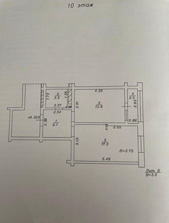 
   Продам 1-комнатную, 39 м², Толстого ул, 130к2

. Фото 9.