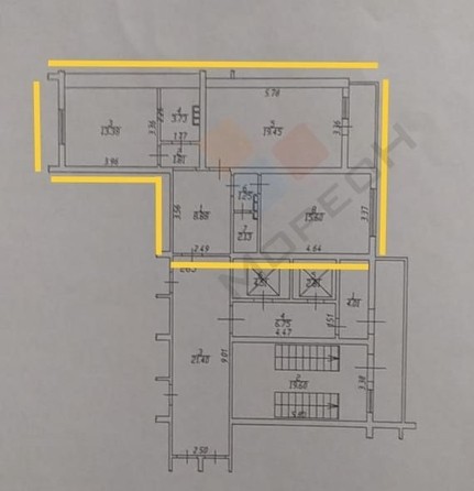 
   Продам 2-комнатную, 67 м², Школьная ул, 5

. Фото 6.