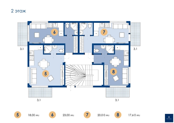 
   Продам 1-комнатную, 21.1 м², Огородный пер, 10Б

. Фото 14.