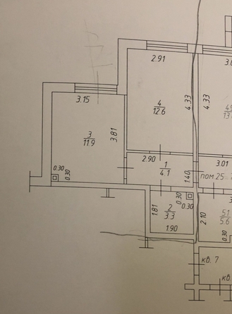 
   Продам студию квартира, 32 м², Ленина ул, 185Ак3

. Фото 1.