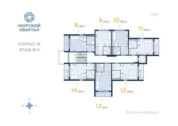 
   Продам 1-комнатную, 25.1 м², Львовская ул, 74А

. Фото 30.