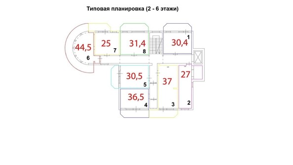 
   Продам 1-комнатную, 30.5 м², Багратиона ул, 2Д

. Фото 10.