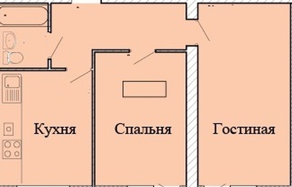 
   Продам 2-комнатную, 54 м², Анапское ш, 81А

. Фото 2.