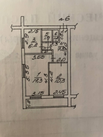 
   Продам 2-комнатную, 45 м², Северный мкр, д 4

. Фото 21.