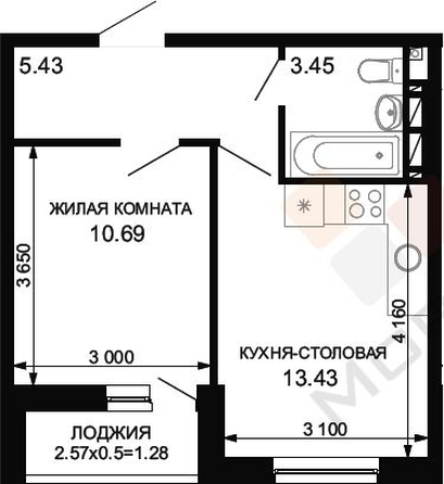 
   Продам 1-комнатную, 35 м², Скандинавская ул, 1к10

. Фото 6.