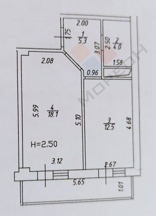 
   Продам 1-комнатную, 40 м², Московская ул, 144/2

. Фото 11.