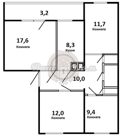 
   Продам 4-комнатную, 77.8 м², Олега Кошевого ул, 17

. Фото 20.