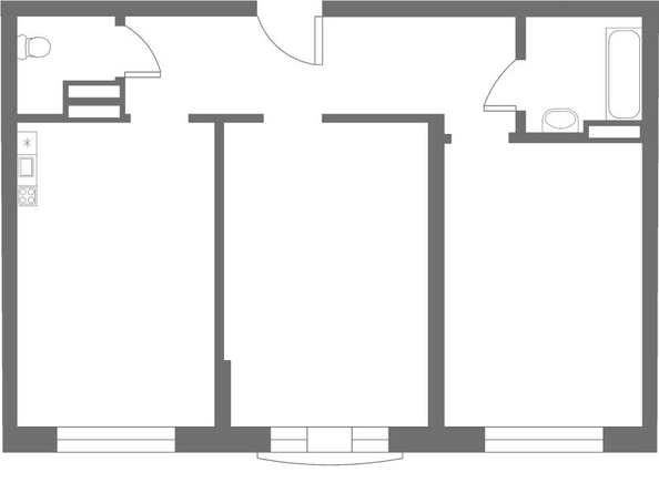 
   Продам 2-комнатную, 53.92 м², Краснодонская ул, 46

. Фото 2.