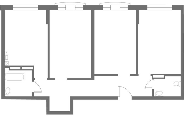 
   Продам 3-комнатную, 74.21 м², Краснодонская ул, 46

. Фото 5.