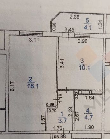 
   Продам 1-комнатную, 37 м², Байбакова Н.К. ул, 2

. Фото 10.