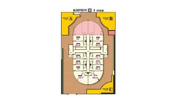 
   Продам 2-комнатную, 71.3 м², Разина ул, 17/6

. Фото 7.