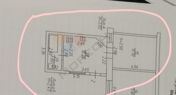 
   Продам 1-комнатную, 25.8 м², Дзержинского ул, 123/2

. Фото 12.