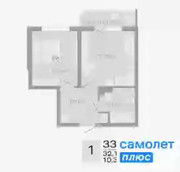 
   Продам 1-комнатную, 33.1 м², ДЗЕНПАРК, литер 10

. Фото 10.