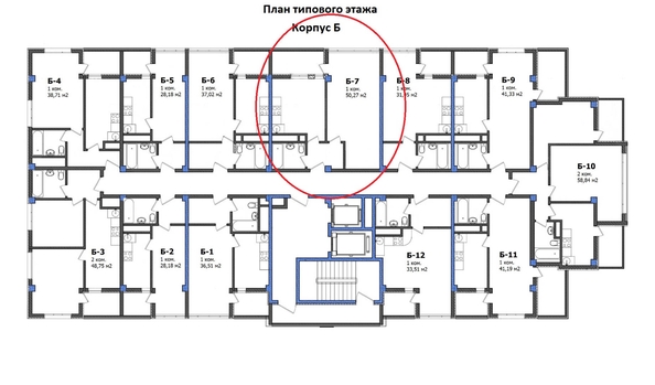 
   Продам 1-комнатную, 50.27 м², Пластунская ул, 104А

. Фото 2.