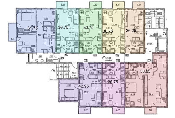 
   Продам 1-комнатную, 29.6 м², Бытха ул, 20/4

. Фото 7.