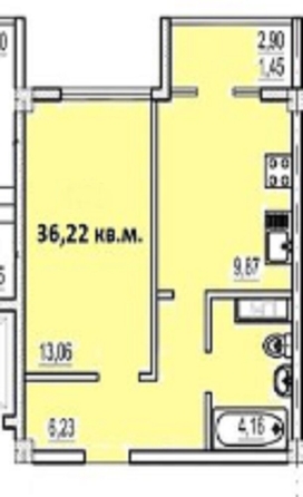 
   Продам 1-комнатную, 36.22 м², Армавирская ул, 20А

. Фото 22.