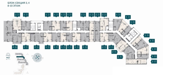 
   Продам 2-комнатную, 44.5 м², Ленина ул, 280А

. Фото 7.