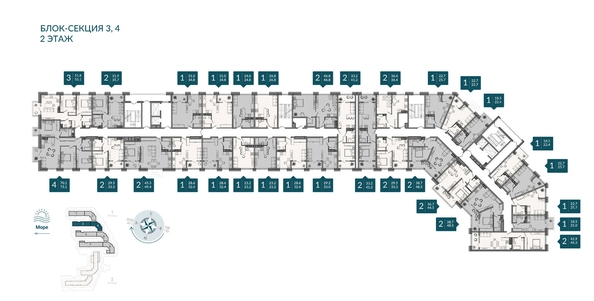 
   Продам 2-комнатную, 46.3 м², Ленина ул, 280А

. Фото 3.