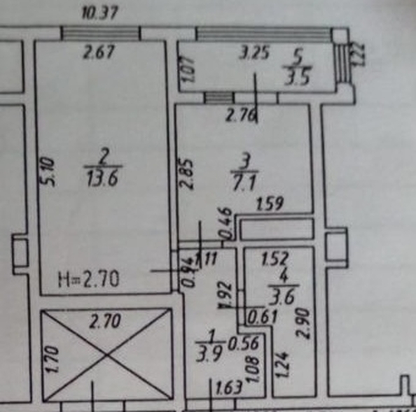 
   Продам 1-комнатную, 31 м², Парковая ул, 64Ак3

. Фото 8.