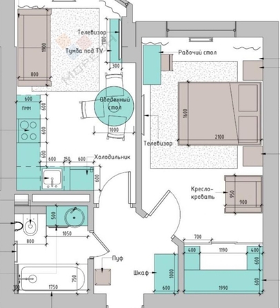 
   Продам 1-комнатную, 36.2 м², Героя Яцкова И.В. ул, 19к2

. Фото 9.