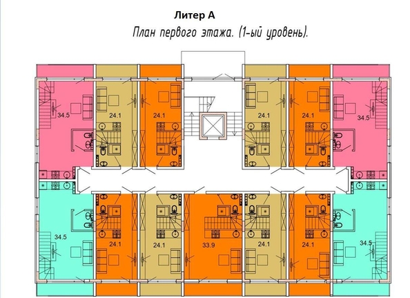 
   Продам 1-комнатную, 34.2 м², Львовская ул, 74А

. Фото 3.