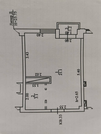 
   Продам 1-комнатную, 25 м², Калараша ул, 64/13

. Фото 3.